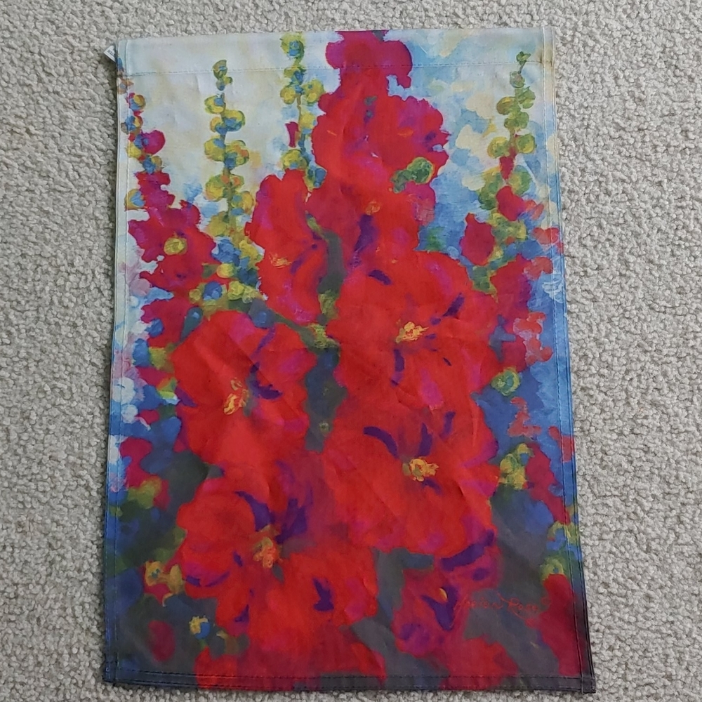 Floral Garden Flag Outdoor